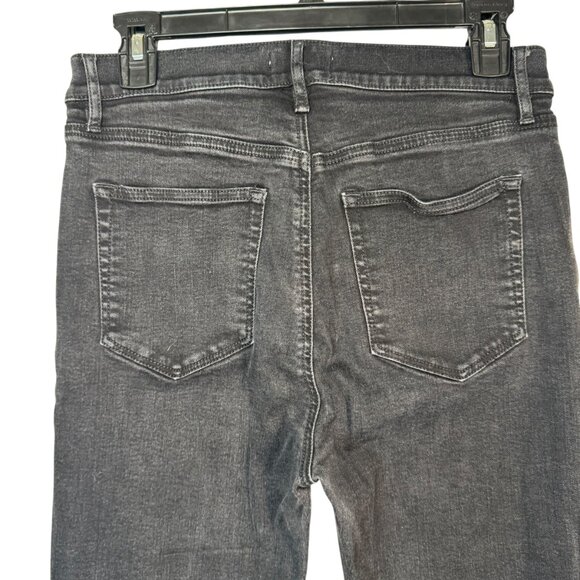 Loft High Waisted Black Skinny Jeans Pants Goth Punk Emo Metal Alternative Sz 7 - Picture 6 of 7